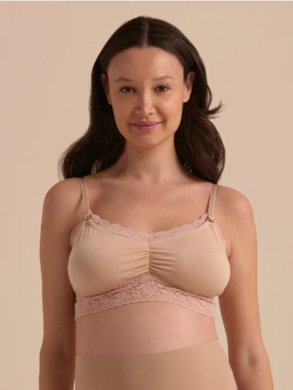 Hanky Panky Supima Cotton® Nursing Bralette Chai / M NWT